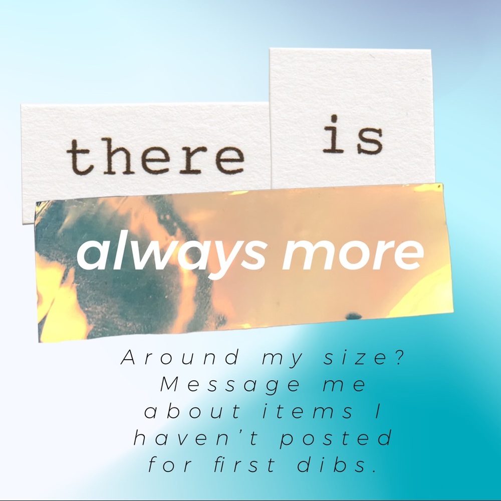 Unposted Items✨